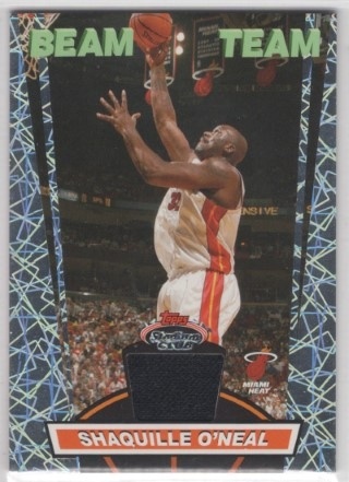 2007-08 Stadium Club - Beam Team Relics #BTR-SO - Shaquille O'Neal MEM - Miami Heat
