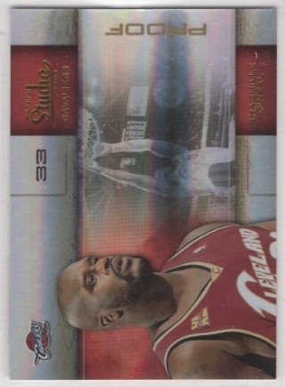 2009-10 Studio - Proofs Gold #054 - Shaquille O'Neal SN49 - Cleveland Cavaliers