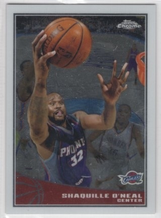 2009-10 Topps - Chrome #077 - Shaquille O'Neal SN999 - Phoenix Suns