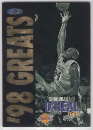 1998 NBA Wrapper Rebound Shaquille O'Neal - #1 - Shaquille O'Neal - LA Lakers