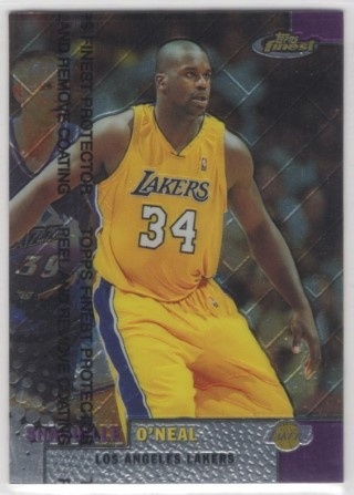 1999-00 Finest - #186 Shaquille O'Neal - LA Lakers