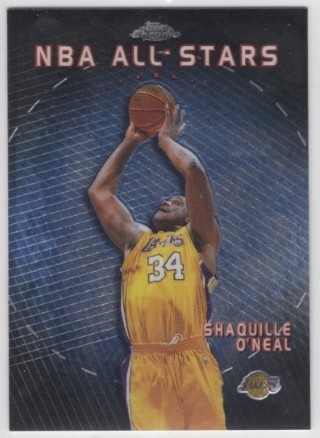 1999-00 Topps Chrome - All-Stars #AS07 - Shaquille O'Neal - LA Lakers