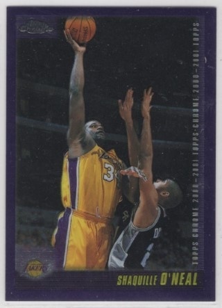 2000-01 Topps Chrome - #008 Shaquille O'Neal - LA Lakers