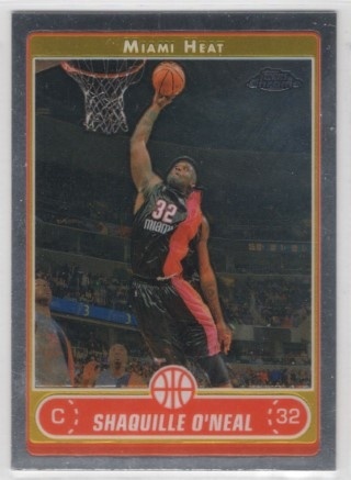 2006-07 Topps Chrome - #025 Shaquille O'Neal - Miami Heat
