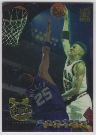 1993-94 Stadium Club - Frequent Flyer Upgrades EXCHANGE #184 - Scottie Pippen - Chicago Bulls