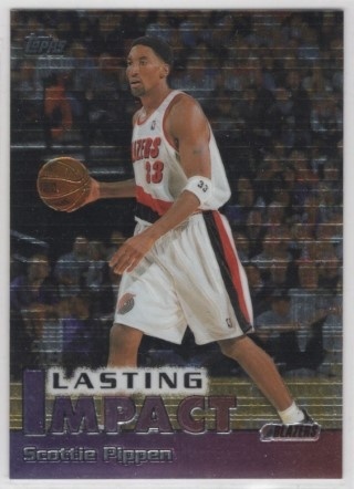 1999-00 Topps - Impact #I15 - Scottie Pippen - Portland Trailblazers