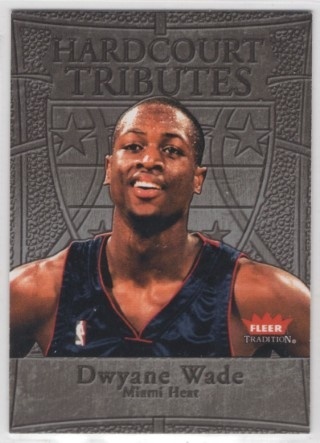2004-05 Fleer Tradition - Hardcourt Tributes #03-HT - Dwyane Wade - Miami Heat