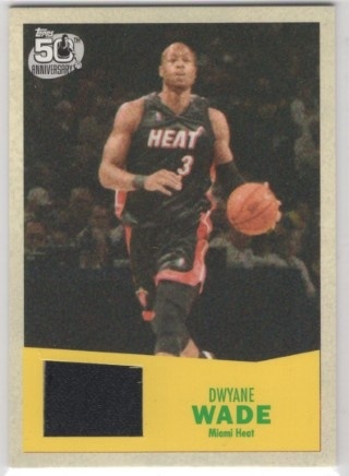 2007-08 Topps - 1957/58 Variations Relic #03 - Dwyane Wade MEM - Miami Heat