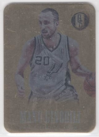 2013-14 Panini Gold Standard - Metal #089 - Manu Ginobili - San Antonio Spurs