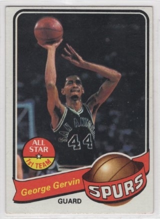 1979-80 Topps - #001 All Star 1st Team - George Gervin - San Antonio Spurs
