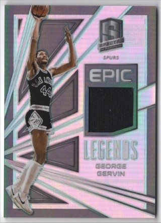 2017-18 Panini Spectra - Epic Legends #EL-GG - George Gervin MEM, SN149 - San Antonio Spurs