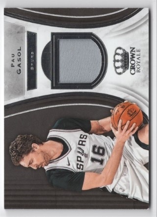 2018-19 Crown Royale - Jerseys #J-PG - Pau Gasol MEM - San Antonio Spurs