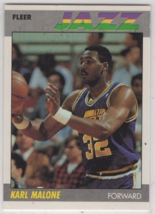 1987-88 Fleer - #068 Karl Malone - Utah Jazz