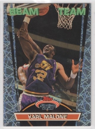 1992-93 Stadium Club - Beam Team #17 - Karl Malone - Utah Jazz