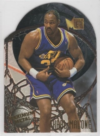 1995-96 Metal - Maximum Metal #06 - Karl Malone - Utah Jazz