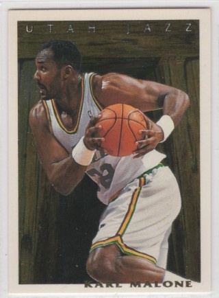 1995-96 Topps - Pan for Gold #PFG09 - Karl Malone - Utah Jazz