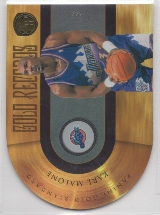 2010-11 Panini Gold Standard - Gold Records #10 - Karl Malone SN299 - Utah Jazz