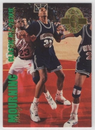1993 Classic Four Sport - #316 Alonzo Mourning - Georgetown Hoyas