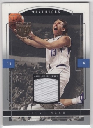 2003-04 SkyBox LE - Jersey Proofs #77 - Steve Nash MEM, SN399 - Dallas Mavericks