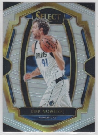 2018-19 Panini Select - Prizm Silver #113 - Dirk Nowitzki - Dallas Mavericks