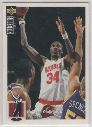 1994-95 Collector's Choice - Promos #25 - Hakeem Olajuwon - Houston Rockets