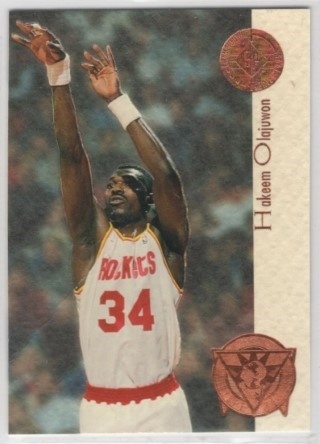 1994-95 SP Championship - Playoff Heroes #P08 - Hakeem Olajuwon - Houston Rockets