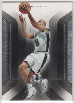 2004-05 Ultimate Collection - #099 Tony Parker SN750 - San Antonio Spurs