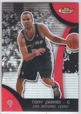 2007-08 Finest - Refractors #009 - Tony Parker - San Antonio Spurs