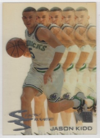 1995-96 Metal - Slick Silver #04 - Jason Kidd - Dallas Mavericks