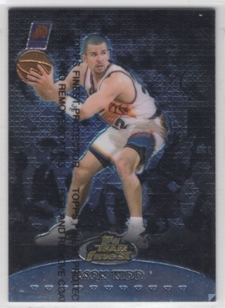 1999-00 Finest - Team Finest Blue #TF12 - Jason Kidd SN1500 - Phoenix Suns