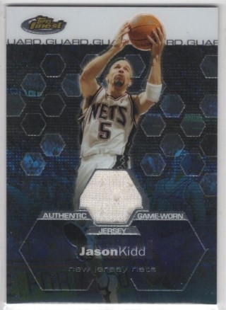 2002-03 Finest - #127 Jason Kidd MEM, SN999 - New Jersey Nets