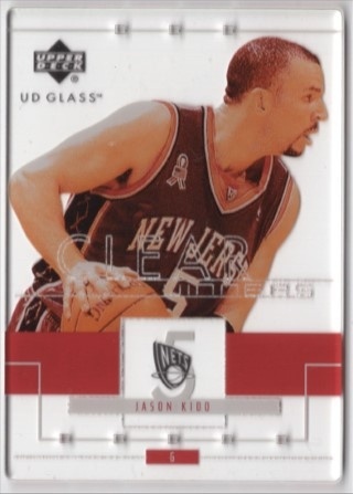 2002-03 UD Glass - #099 Clear Winners - Jason Kidd ACRYLIC - New Jersey Nets