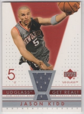 2002-03 UD Glass - Get Real! #JK-R - Jason Kidd MEM - New Jersey Nets