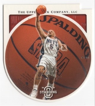 2003-04 Upper Deck Standing O - Die Cuts/Embossed #048 - Jason Kidd - New Jersey Nets
