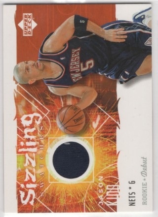 2005-06 Upper Deck Rookie Debut - Sizzling Swatches #SS-JK - Jason Kidd MEM - New Jersey Nets