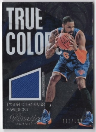 2014-15 Prestige Plus - True Colors #12 - Tyson Chandler MEM, SN199 - Dallas Mavericks
