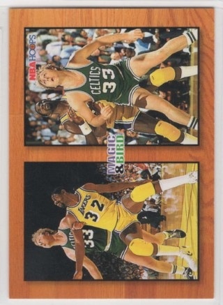 1993-94 Hoops -  #MB1 - Magic Johnson / Larry Bird - LA Lakers / Boston Celtics