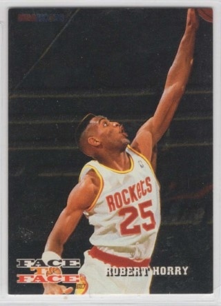 1993-94 Hoops - Face to Face #FTF9 - Robert Horry / Scottie Pippen - Houston Rockets / Chicago Bulls