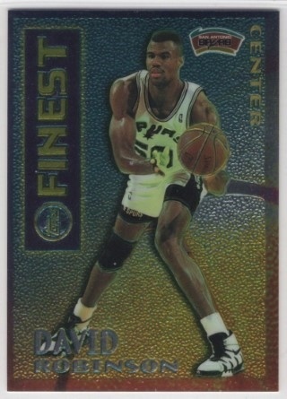1995-96 Finest - Mystery Borderless/Silver #M11 - David Robinson - San Antonio Spurs
