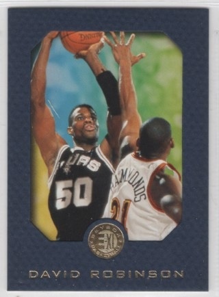 1995-96 E-XL - Blue #75 - David Robinson - San Antonio Spurs