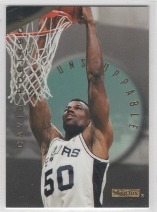 1995-96 E-XL - Unstoppable #16 - David Robinson - San Antonio Spurs
