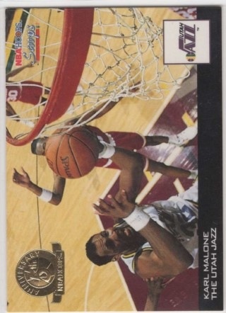 1993-94 Hoops - Scoops 5th Anniversary Gold #HS26 - Karl Malone - Utah Jazz