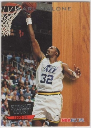 1993-94 Hoops - Supreme Court #SC06 - Karl Malone - Utah Jazz