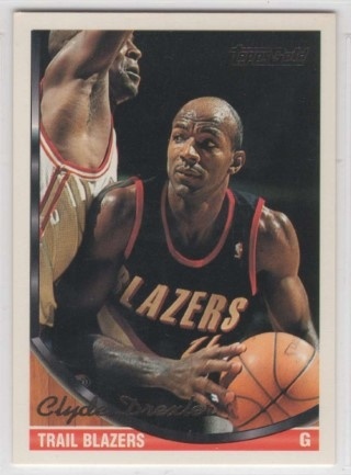 1993-94 Topps - Gold #249 - Clyde Drexler - Portland Trail Blazers