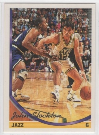 1993-94 Topps - Gold #356 - John Stockton - Utah Jazz