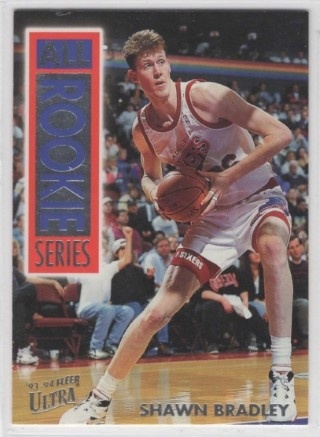 1993-94 Ultra - All Rookie Series #02 - Shawn Bradley - Philadelphia 76ers