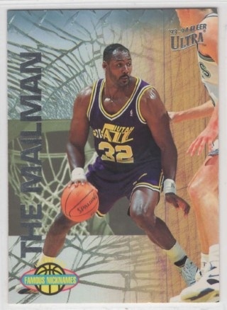 1993-94 Ultra - Famous Nicknames #09 - Karl Malone - Utah Jazz
