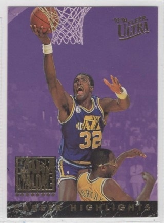 1993-94 Ultra - Karl Malone Career Highlights #03 - Karl Malone - Utah Jazz