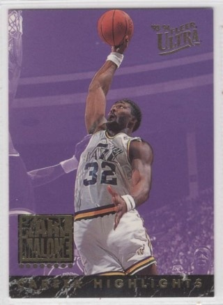 1993-94 Ultra - Karl Malone Career Highlights #05 - Karl Malone - Utah Jazz