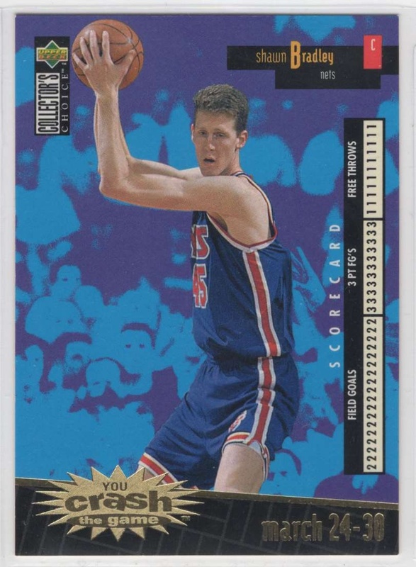 1996-97 Collector's Choice - You Crash the Game Scoring Gold 2 #C17B - Shawn Bradley - New Jersey Nets